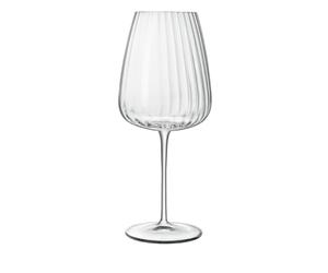 Luigi Bormioli Optica Red Wine Glasses 4 Set x 700ml Large Wine Glasses, Crystal Glassware, Dishwasher Safe