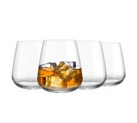 Luigi Bormioli Talismano Glasses - Dishwasher Safe, 450 ml Drinkware - Pack of 4 in Clear Luigi Bormioli Clear
