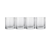 Luigi Bormioli Whiskey Glasses Set Crystal Drinkware 335ml Glassware - Pack of 4