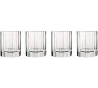 Luigi Bormioli Whiskey Glasses Set Crystal Drinkware 335ml Glassware - Pack of 4
