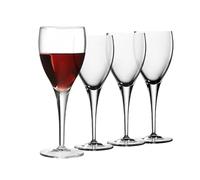 Luigi Bormioli Wine Glasses Set of 4 - Michelangelo Crystal Wine Glasses 235ml, Ultra Clear and Durable Dishwasher Safe Glassware with Titanium Reinforced Stems, Gift Box Included, Made In Italy