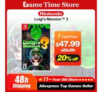 Luigi’s Mansion 3 Nintendo Switch Game Deals 100% Official Original Physical Game Card Adventure Genre for Switch OLED Lite Random Cover
