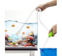 Luigi's Syphon Fish Tank Cleaner for Aquarium - Filtered Hand Vacuum Syphon Pump - 3-in-1 Water Changer and Gravel Washer for Fish Tank - Fish Tank Cleaning Kit