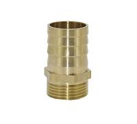 Luiho-brass pipe fittings 1pcs Brass Pipe Fitting, 1" Male Thread To 16mm 19mm 20mm 25mm 32mm Hose Barb Connector, strong and sturdy (Color : 32mm)