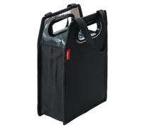 LUILANC Collapsible 2 Bottle Storage Box Reusable Portable Wine Carrier Case for Tote Bag Moving, Vacation Bottle Caddy