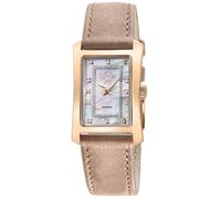 Luino Diamond 14604 White MOP Dial Italian Swiss Quartz Watch GV2 Light Brown One Size