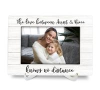 Luipk Wood Picture Frame, 4x6, Gifts for Aunts from Niece Nephew, Horizontal