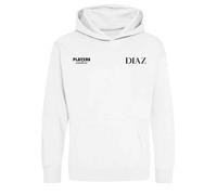 Luis Diaz Logo Kids Hoodie - White / 3-4 years