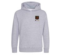Luis Figo Legend 1P 8-Bit Kids Hoodie - Gray / 3-4 years