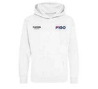Luis Figo Logo Kids Hoodie - White / 7-8 years