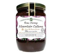 Luisa’s Raw Organic MOUNTAIN CALLUNA HONEY, 450g - Unpasteurised Spanish Heather Honey from Asturias - Enzyme Rich Antibacterial Natural Superfood - 100% Pure Coarse Filtered Single Origin