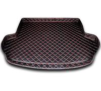 LUISAS Car Rear Trunk Mats Boot Liner,For V-W ID.3 Cupra Born 2019-2022,Waterproof Antislip Rear Trunk Protector Mat Anti-Scratch Cargo Tray Liners,C-Black Red