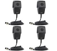 LUITON CB Microphone 4 Pin Noise Canceling CB Radio Mic for Cobra/Uniden/Workman/Midland/Galaxy CB Radio (4 Pack)