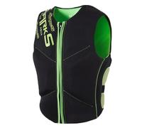 LUIVZD Swim Jacket - Adult Neoprene Life Jacket Lightweight Anti-Collision Large Buoyancy Swimming Vest for Fishing, Boating, Snorkeling(Groen,XL)