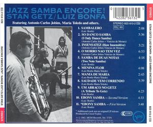 LUIZ BONF /STAN GETZ (SAX) - JAZZ SAMBA ENCORE NEW CD