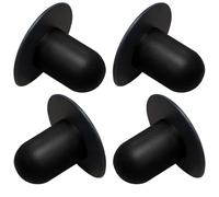 Lujchicy 4 PCS Swimming Pool Pump Strainer Hole Plug Wall Plug Stopper Filter Replacement for Bestway & Intex Pools Ground Swimming Plug Wall Plug Stopper (Black)