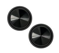 LUJIAXI 2PCS 3.54" Low Frequency Loudspeaker Diaphragm Woofers Radiator Music Bass Passive Repair Part Bass Diaphragm