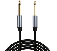 LUJIAXI 6.35mm To 6.35mm Instrument Cable 1/4" Male To 1/4" Male Connector Balanced Sound Cord Wire Musician Cable