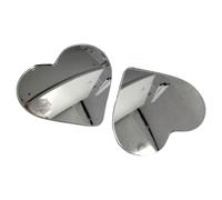 LUJIAXI Blind Spots Glass Wide Angles Side for Car SUV Accessory Heart Shaped Rearview Side Stick on