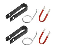 LUJIAXI Car Kit Remove Wheel Nut Caps Bolt Caps Puller Cover Extractor Suitable for Auto Enthusiasts 6pcs Lug Nut Cap Remover Compact Car Repair Automotive Tools