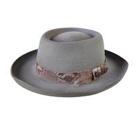 LUJIAXI Classical Homburg Hat Wool Gifts For Boyfriend Magician Costume For Outdoor Gatherings Photo Props Hat For Men