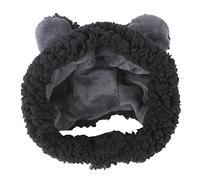 LUJIAXI Cute Hat Yellow Bear Cap Neck And Ear Warmer For Pet Party Costume Accessories Adjustable Headwear For Cats And Dogs Hats With Ear