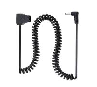 LUJIAXI D-Tap To DC5.5x2.1MM Coiled Cable Monitors Power Cable For Bmcc Bmpc Camera Power Cord 35cm Unstretched Wire Coiled