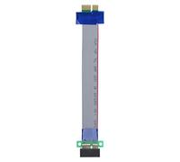 LUJIAXI PCI-E Extension Cable 1X Pcie Pci For Express Graphics Card Cable Adapter Flexible Ribbon 19cm PCIE PCI-E PCI Express Expansion Adapter