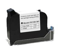 LUJIAXI PS100 Black Inkjet Cartridge Replacement For Date Barcodes Batch Number Printing On Various Surfaces Compatible Strong Adhesion Print