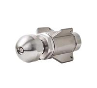 Nozzle Rotating Cutting Sewer Jetter Nozzle 300 bar high Pressure for Pipe Cleaning(3/4 Female 80LPM)