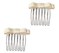LUJIYY Ribbon Bowtie Hair Comb Sweet Ballet Bowknot Hairpin Hair Styling Comb Hair Pin For Side Hair Korean Headdress Bowknot