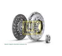 LuK Clutch Kit Set 3pc fits Nissan Navara NP300 2005-2007 2.5