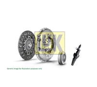 LuK Clutch Kit Set 3pc fits Peugeot 2008 I 2013 on 1.6