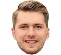 Luka Doncic (Beard) Celebrity Mask, Flat Card Face, Fancy Dress Mask