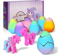LUKA HERO Easter eggs,Unicorn Hatching Rainbow Eggs for Kids, 6-Pack Growing Unicorn Toys Ideal for Girls and Boys Age 3-8, Fun Surprise Gift for Birthdays, Easter Basket Fillers