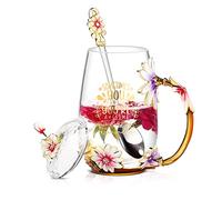 Luka Tech Flower Tea Cup Inspirational Gifts for Women