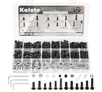 LuKaiSen 633PCS RC Screw Kit, 10.9 Carbon Steel Hex Bolts for Traxxas Axial | High Tensile, M3/M4, For Redcat Arrma RC4WD HSP HPI SCX10 Losi 1/8 1/10 1/12 1/16 1/20 Scale RC Crawler Cars Trucks