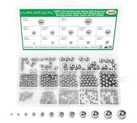 LuKaiSen 640 Pcs Stainless Steel Ball Bearings, 2-10mm, Precision