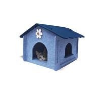 Lukamoo® Cute Cat House (Oceanic Cottage, Large)