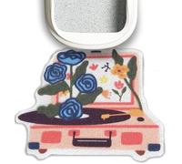 Lukamoo® Cute Cat Litter Mat (60x40cm), Large, for Kitty Litter & Cute Cat Litter Box, Accessories for Indoor Cats. (Record Player)