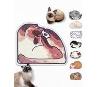 Lukamoo® Cute Cat Litter Mat (76x51cm), Large/L, for Kitty Litter & Cute Cat Litter Box