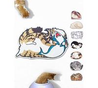 Lukamoo® Cute Cat Litter Mat (76x51cm), Large/L, for Kitty Litter & Cute Cat Litter Box