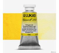 Lukas : 1862 : Watercolour Paint : 24ml : Permanent Yellow Light