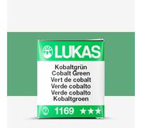 Lukas : 1862 : Watercolour Paint : Half Pan : Cobalt Green