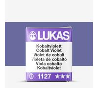 Lukas : 1862 : Watercolour Paint : Half Pan : Cobalt Violet