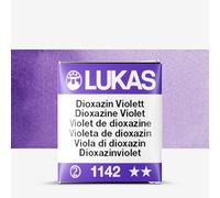 Lukas : 1862 : Watercolour Paint : Half Pan : Dioxazine Violet
