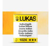 Lukas : 1862 : Watercolour Paint : Half Pan : Indian Yellow