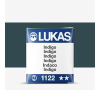 Lukas : 1862 : Watercolour Paint : Half Pan : Indigo
