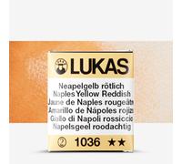 Lukas : 1862 : Watercolour Paint : Half Pan : Naples Yellow Reddish