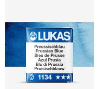 Lukas : 1862 : Watercolour Paint : Half Pan : Prussian Blue